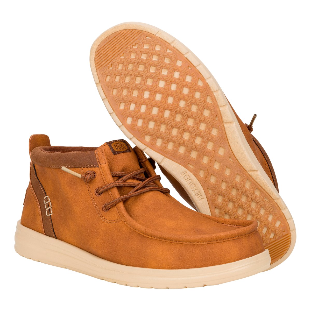 HEY DUDE WALLY MID GRIPR CLASSIC HD.42051 224 nabuk+cuoio 2DU