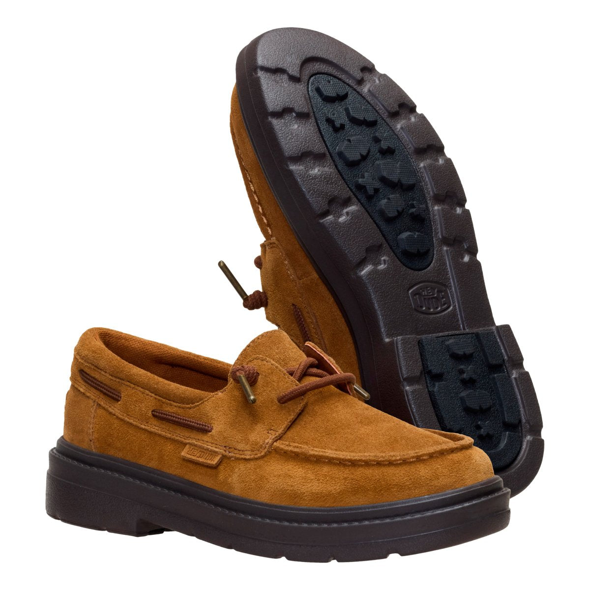 HEY DUDE SIENNA BOAT SUEDE HD.45619 334 scam+cuoio 265