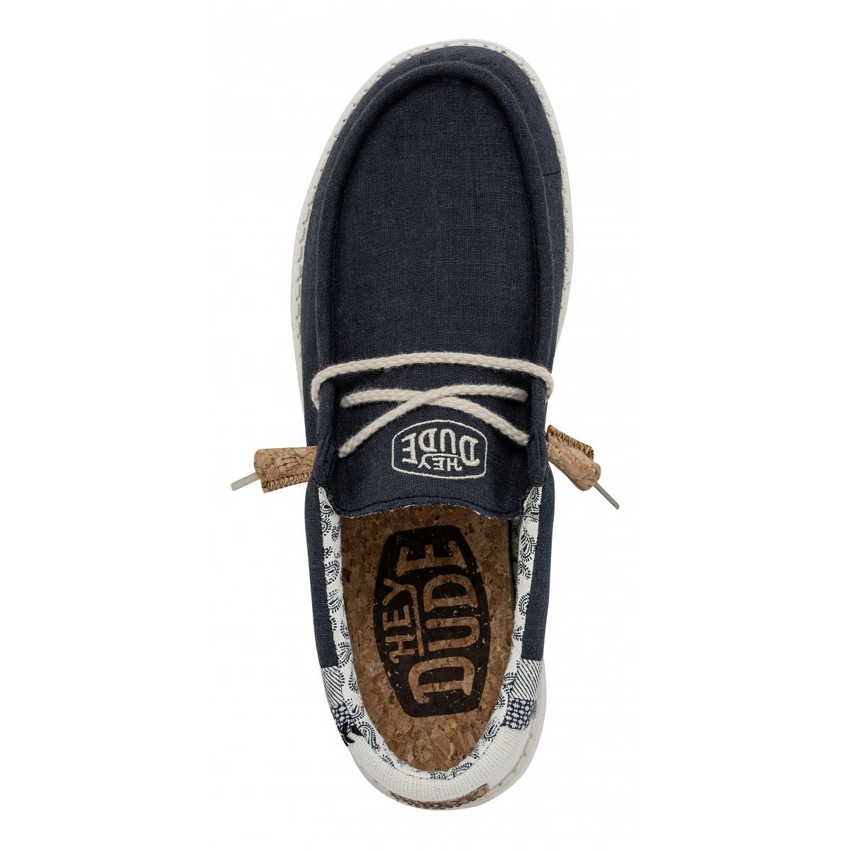 HEY DUDE 40015 WALLY BREAK STITCH 410 NAVY