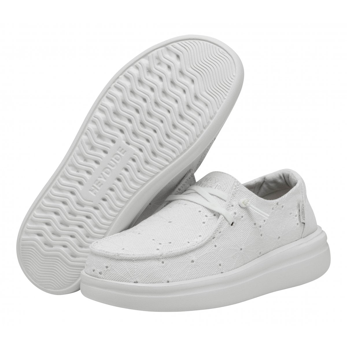 HEY DUDE 40075 WENDY RISE EYELET W 772 tela+bianco 9CT