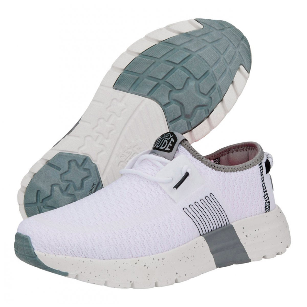 HEY DUDE 40761 SIROCCO W SPORT STRIPE 772 tela+bianco 100