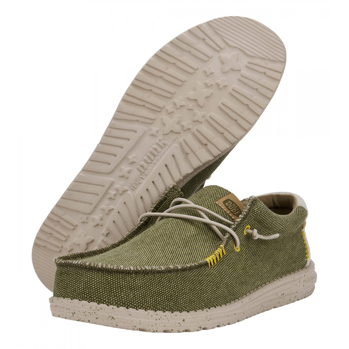 HEY DUDE 40952 WALLY COASTLINE JUTE 778 tela+verde 337