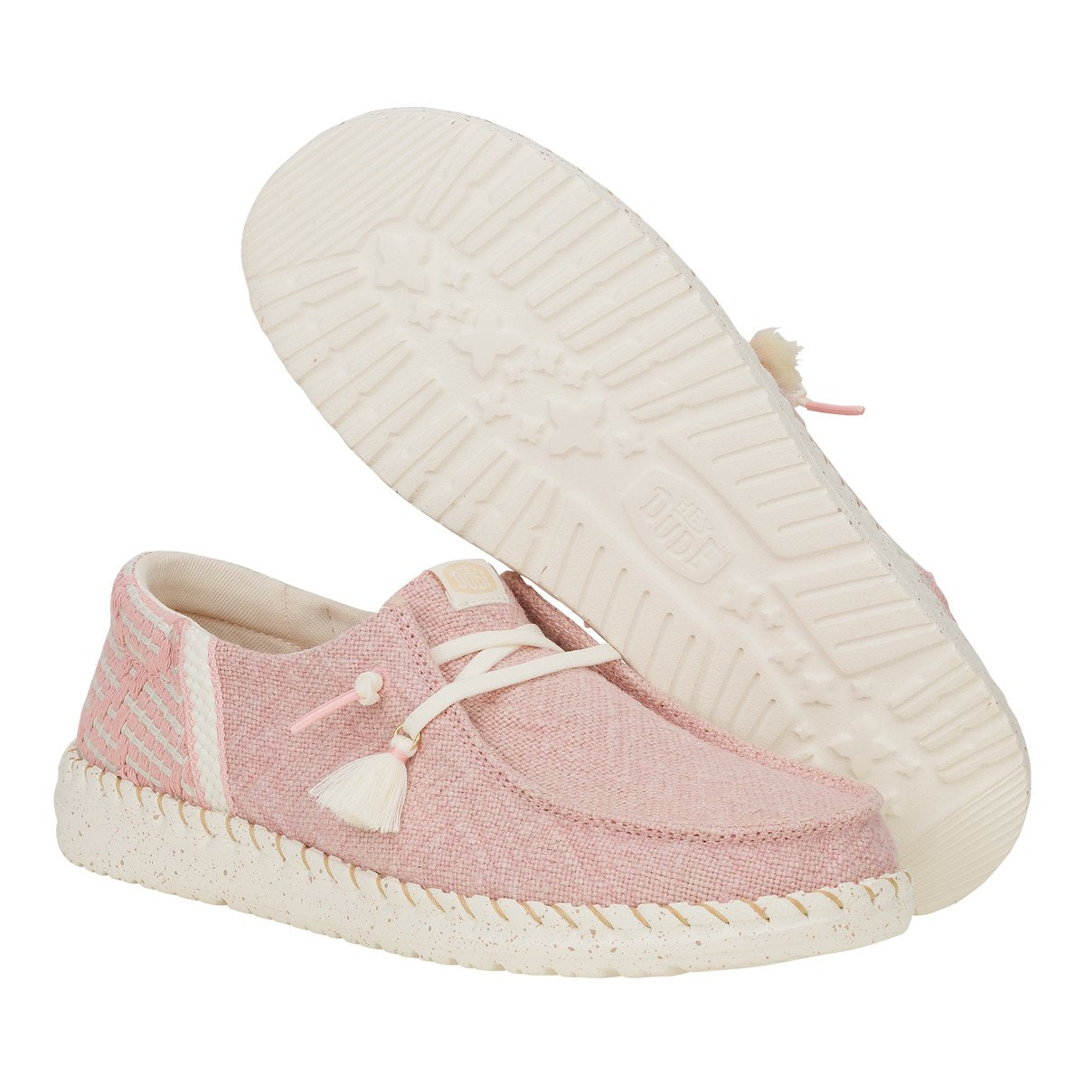 HEY DUDE 43182 WENDY FUNK SURF COASTAL JUTE 778 tela+rosa 680