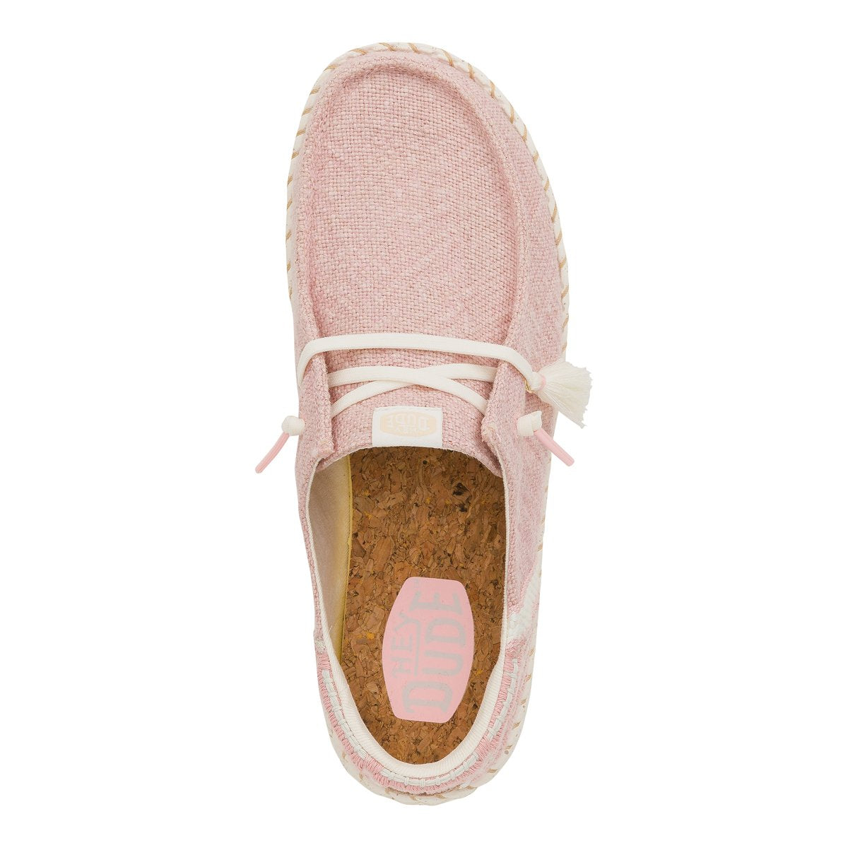 HEY DUDE 43182 WENDY FUNK SURF COASTAL JUTE 778 tela+rosa 680