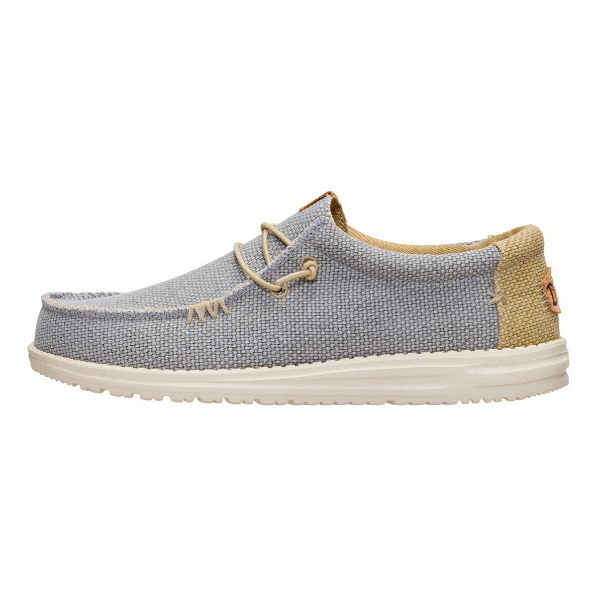 HEY DUDE 40003 WALLY BRAIDED 778 tela+grigio 1YF