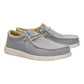 HEY DUDE 40003 WALLY BRAIDED 778 tela+grigio 1YF