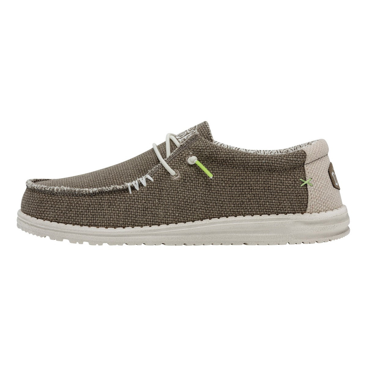 HEY DUDE 40003 WALLY BRAIDED 778 tela+grigio 2BS