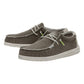 HEY DUDE 40003 WALLY BRAIDED 778 tela+grigio 2BS
