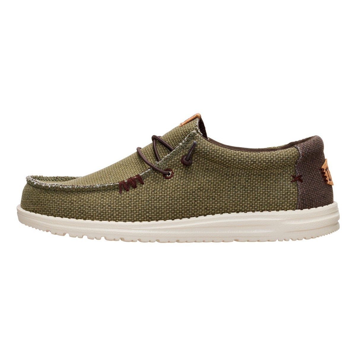 HEY DUDE 40003 WALLY BRAIDED 778 tela+verde 3CI