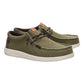 HEY DUDE 40003 WALLY BRAIDED 778 tela+verde 3CI
