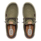 HEY DUDE 40003 WALLY BRAIDED 778 tela+verde 3CI