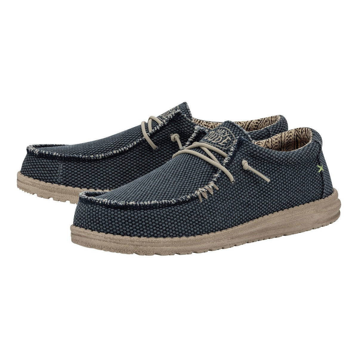 HEY DUDE 40003 WALLY BRAIDED 775 tela+blu 4NM