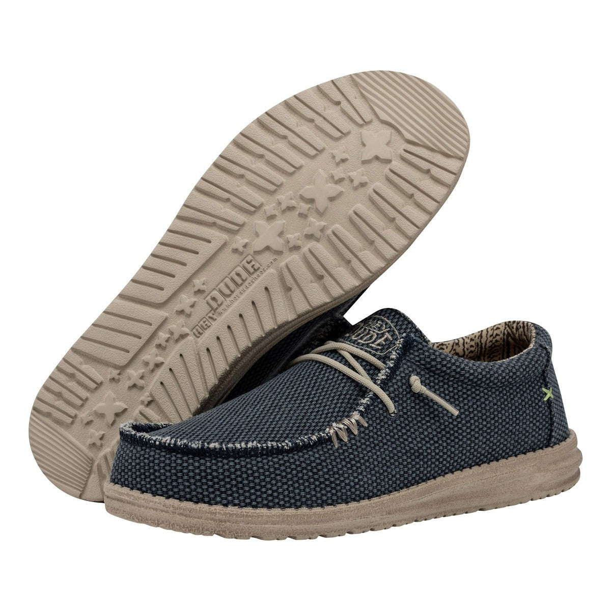 HEY DUDE 40003 WALLY BRAIDED 775 tela+blu 4NM