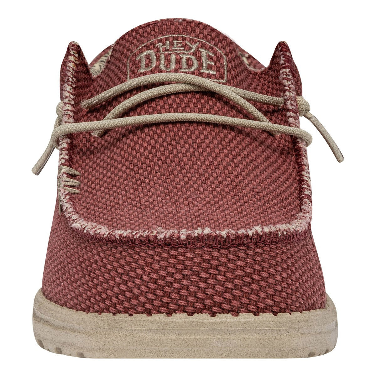 HEY DUDE 40003 WALLY BRAIDED 776 tela+rosso 6VP