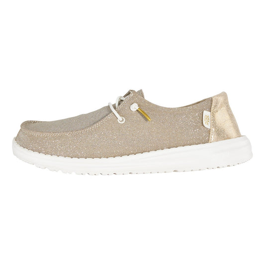 HEY DUDE 41082 WENDY METALLIC SPARKLE 778 tela+oro 710