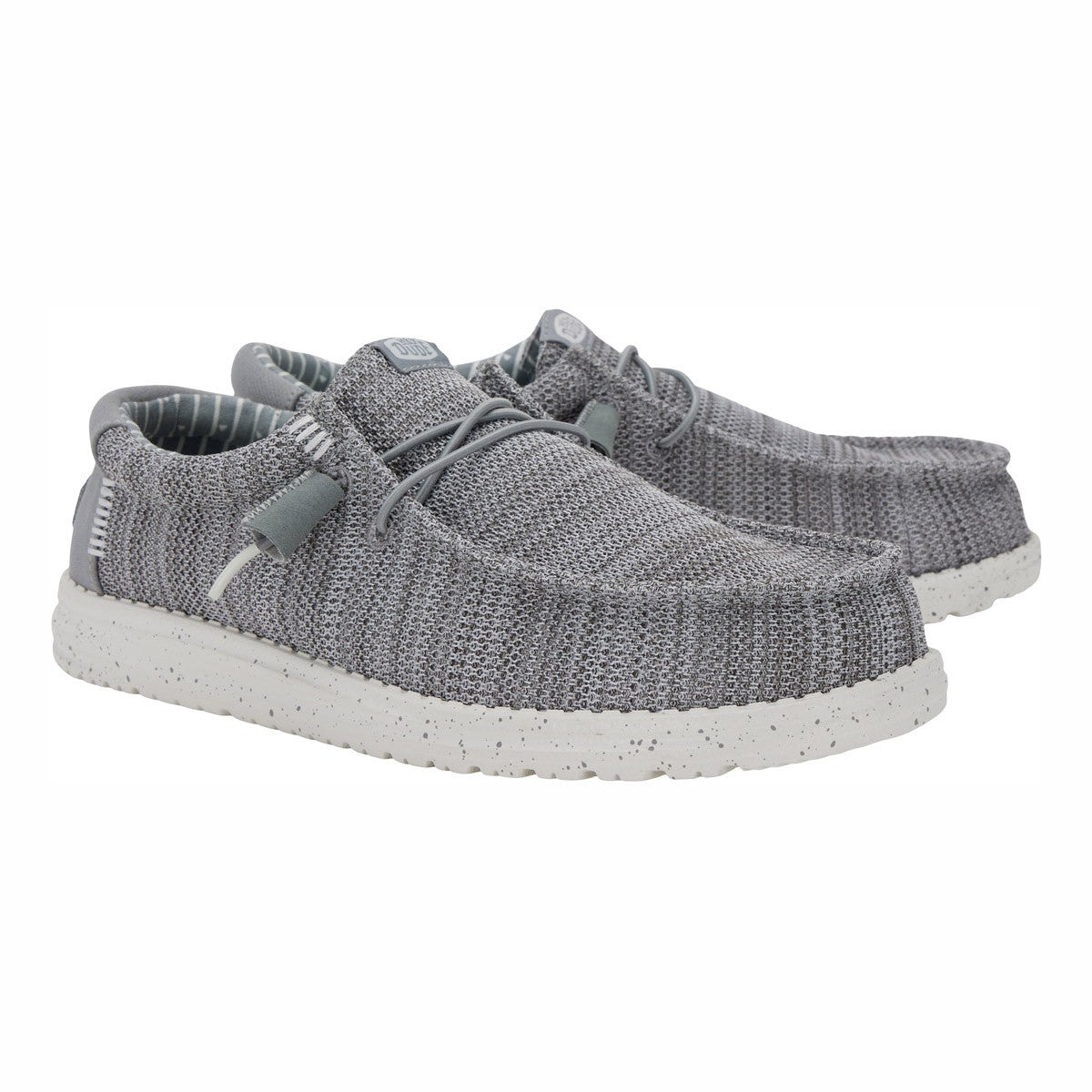 HEY DUDE 41898 WALLY STRETCH SOX 778 tela+grigio 030