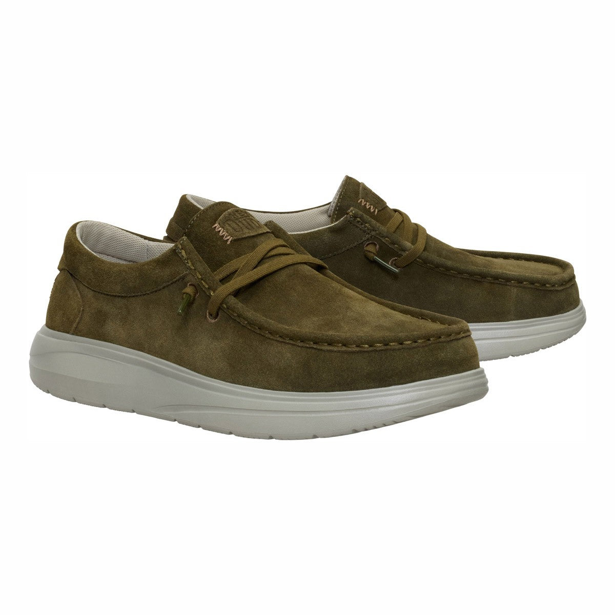 HEY DUDE WALLY COMF SUEDE HD.41975 338 scam+verde 3AF