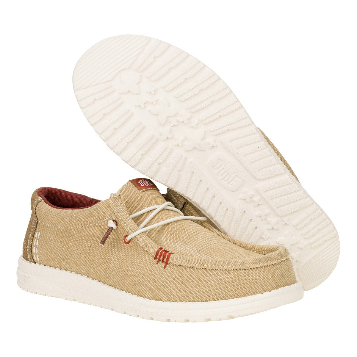 HEY DUDE HD.43084 WALLY WORKWEAR 773 tela+beige 0OE