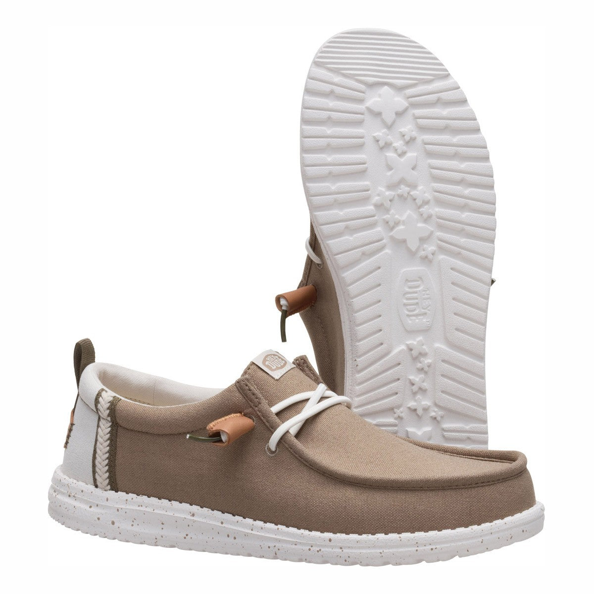 HEY DUDE 43086 WALLY SUMMER LINEN 773 tela+beige 2KR