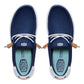 HEY DUDE 43086 WALLY SUMMER LINEN 775 tela+blu 4UX