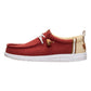 HEY DUDE 43086 WALLY SUMMER LINEN 776 tela+rosso 7BI