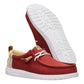 HEY DUDE 43086 WALLY SUMMER LINEN 776 tela+rosso 7BI