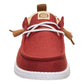 HEY DUDE 43086 WALLY SUMMER LINEN 776 tela+rosso 7BI