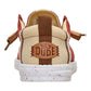HEY DUDE 43086 WALLY SUMMER LINEN 776 tela+rosso 7BI