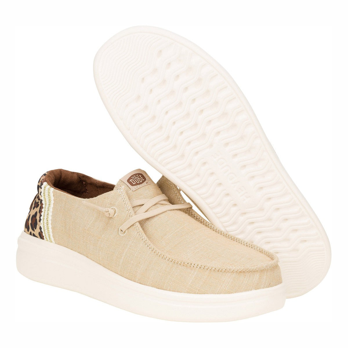 HEY DUDE 43780 WENDY RISE ANIMAL 773 tela+beige 2UG