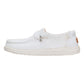 HEY DUDE 45203 WENDY FRAYED CANVAS 772 tela+bianco 1WQ
