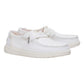 HEY DUDE 45203 WENDY FRAYED CANVAS 772 tela+bianco 1WQ
