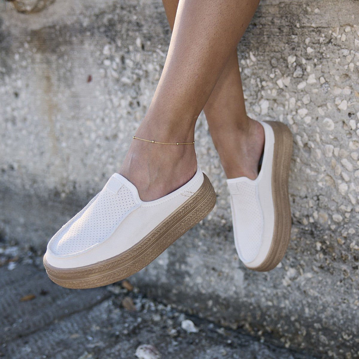HEY DUDE 45228 AUSTIN LIFT ESPADRILLE WOVEN 772 tela+bianco 0LA
