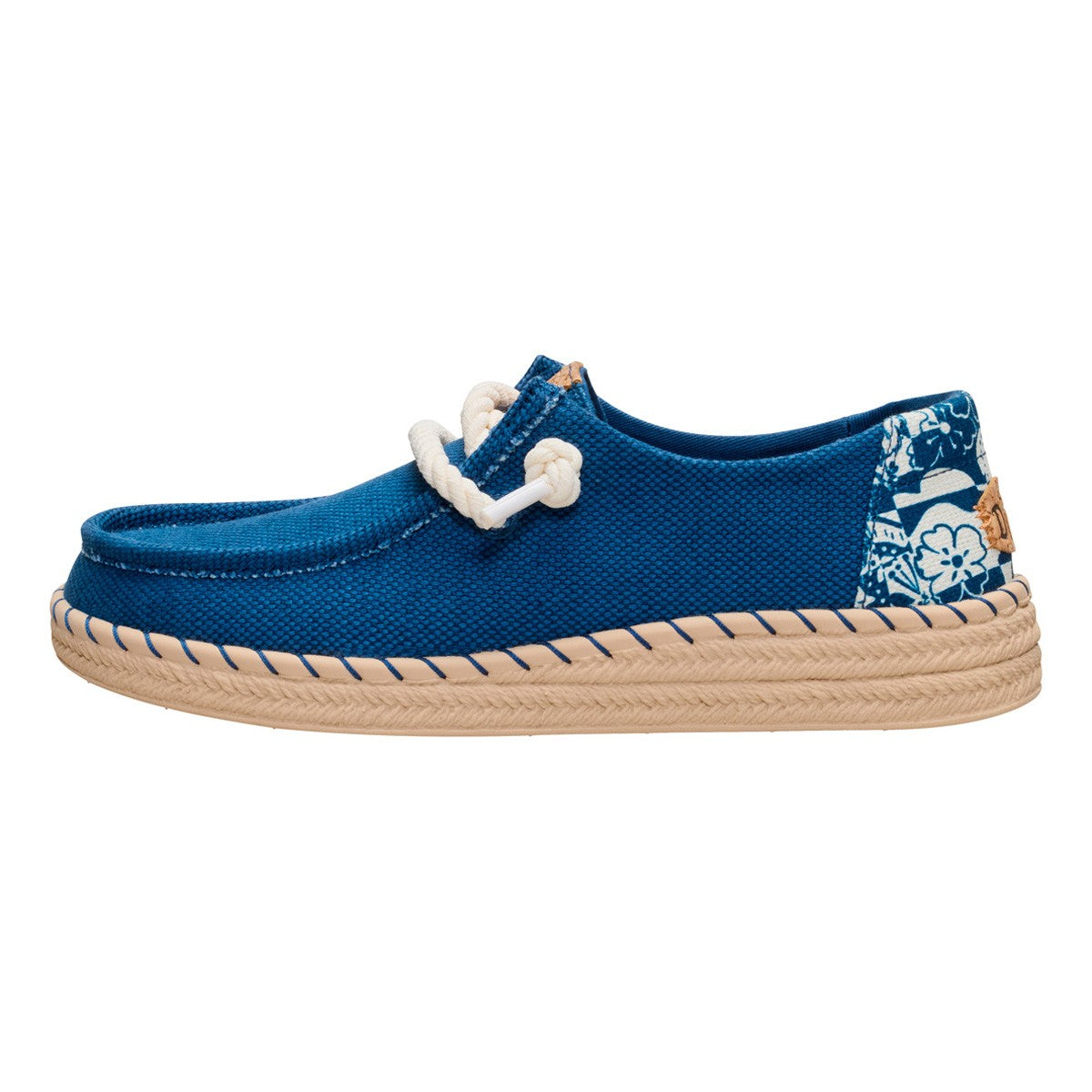 HEY DUDE 45237 WENDY ESPADRILLE HIBISCUS 775 tela+blu 4ZL