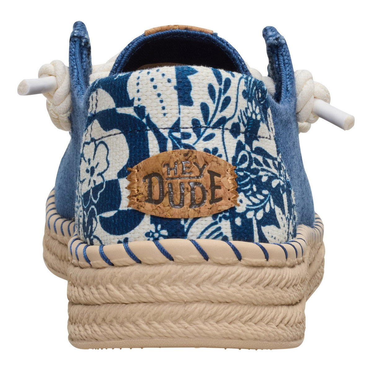 HEY DUDE 45237 WENDY ESPADRILLE HIBISCUS 775 tela+blu 4ZL