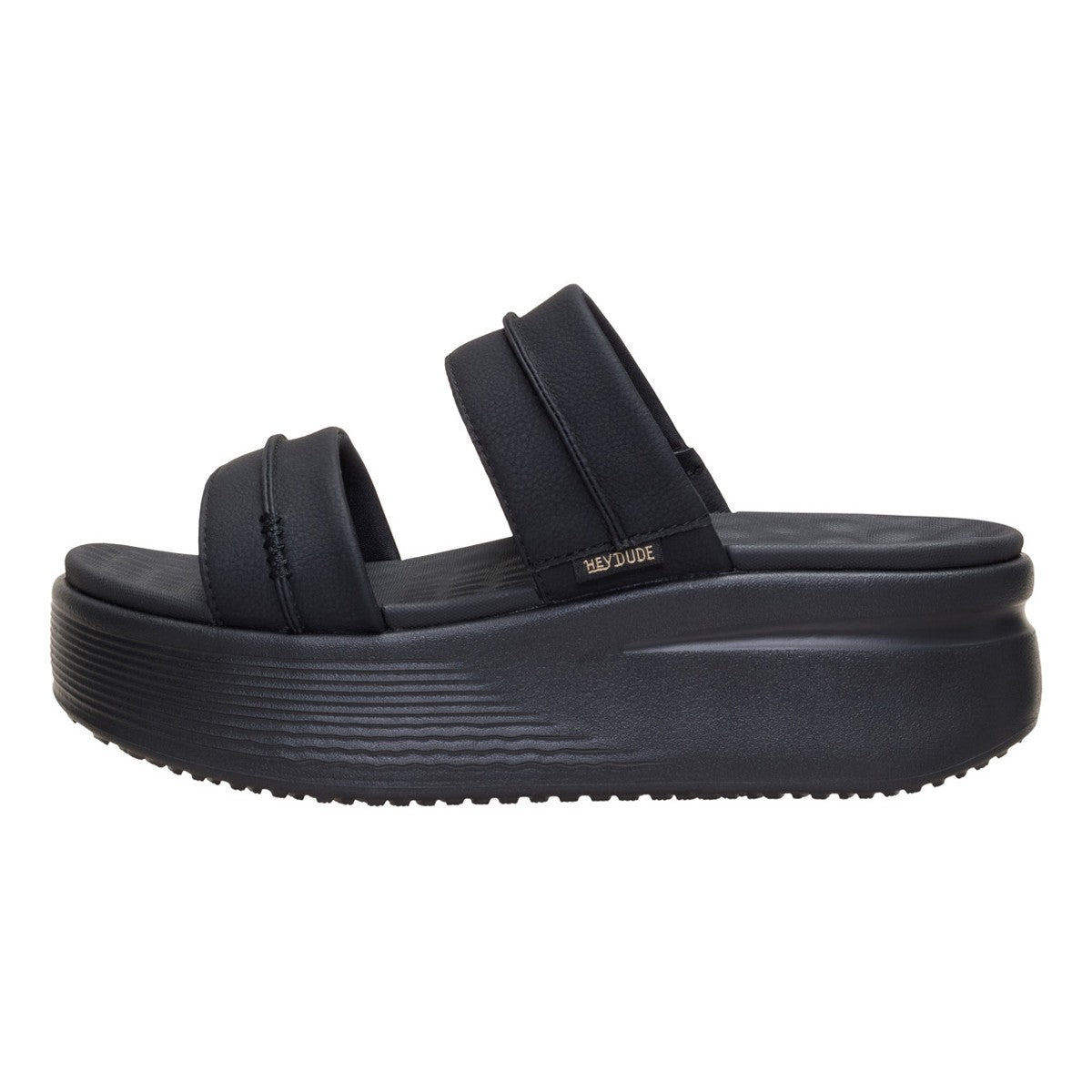 HEY DUDE 45256 AUSTIN SLIDE CLASSIC 111 pelle+nero 060