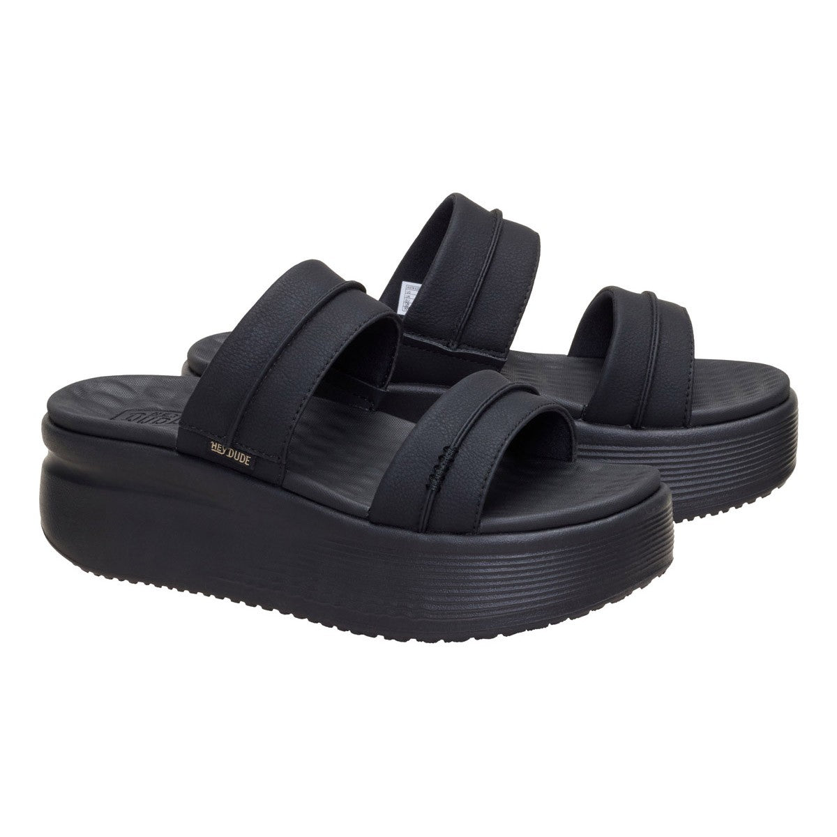 HEY DUDE 45256 AUSTIN SLIDE CLASSIC 111 pelle+nero 060