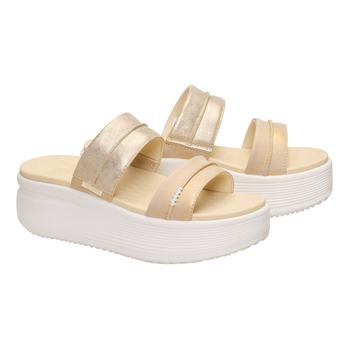 HEY DUDE 45256 AUSTIN SLIDE CLASSIC 113 pelle+beige 9JU