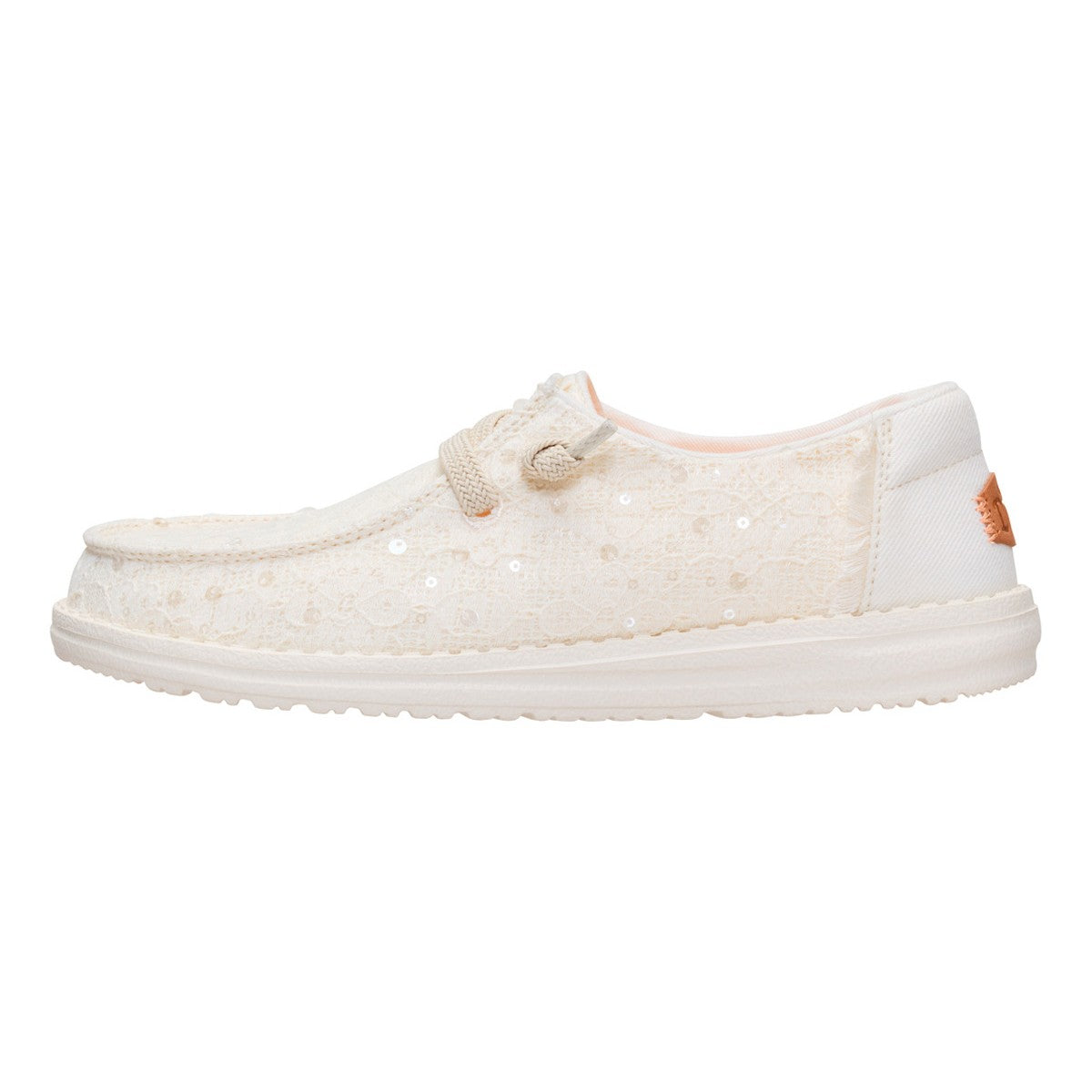 HEY DUDE 45478 WENDY SEQUIN LACE 772 tela+bianco 105