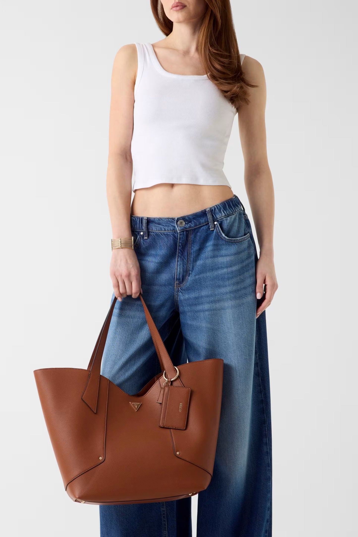 GUESS HWBG99 14240 DARCY 114 pelle+marr COGNAC