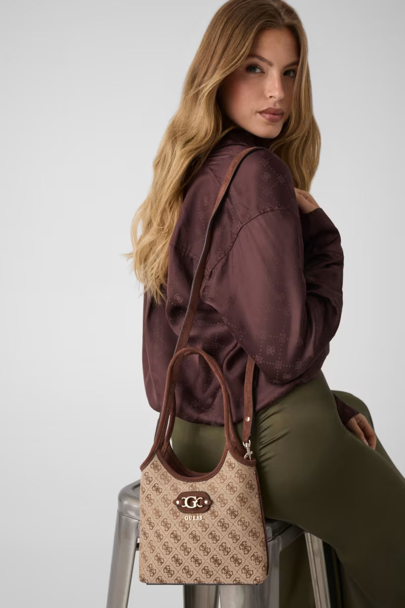 GUESS HWJG23 130750 SAMANTHA 663 stamp+beige LGW