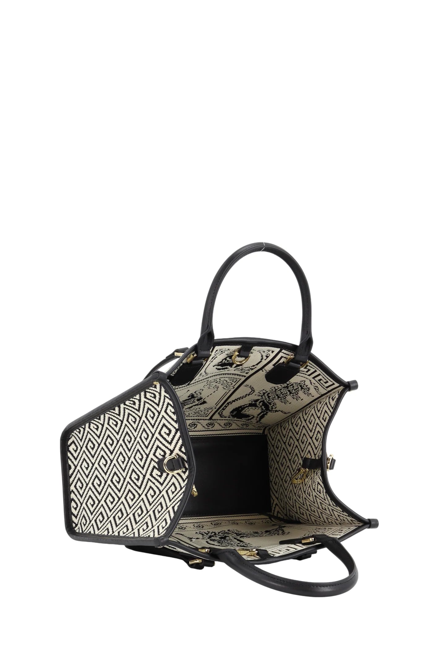 MY BEST BAG S1-MYB-2014 771 tela+nero BLACK WHITE
