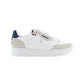 US POLO ASSN KOSMO006A 112 pelle+bianco-blu WHI-DBL