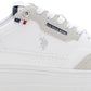 US POLO ASSN KOSMO006A 112 pelle+bianco-blu WHI-DBL