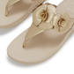FITFLOP A4N LULU TOE POST - PETALS 118 pelle+platino