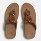 FITFLOP A4T LULU TOE POST - OVERSIZED 3D STONE 114 pelle+cuoio C15
