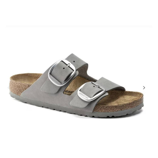 BIRKENSTOCK ARIZONA BIG BUCKLE NUBUCK LEATHER 228 nabuk+grigio 1022154