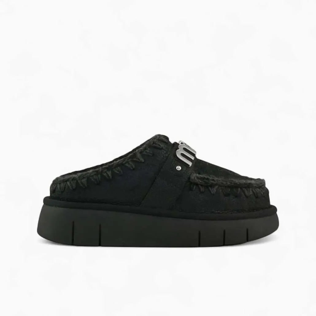 MOU FW531001B BOUNCE CLOG SPECIAL LEATHER 111 pelle+nero CBK