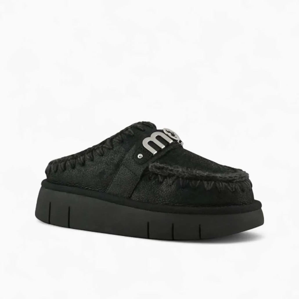MOU FW531001B BOUNCE CLOG SPECIAL LEATHER 111 pelle+nero CBK