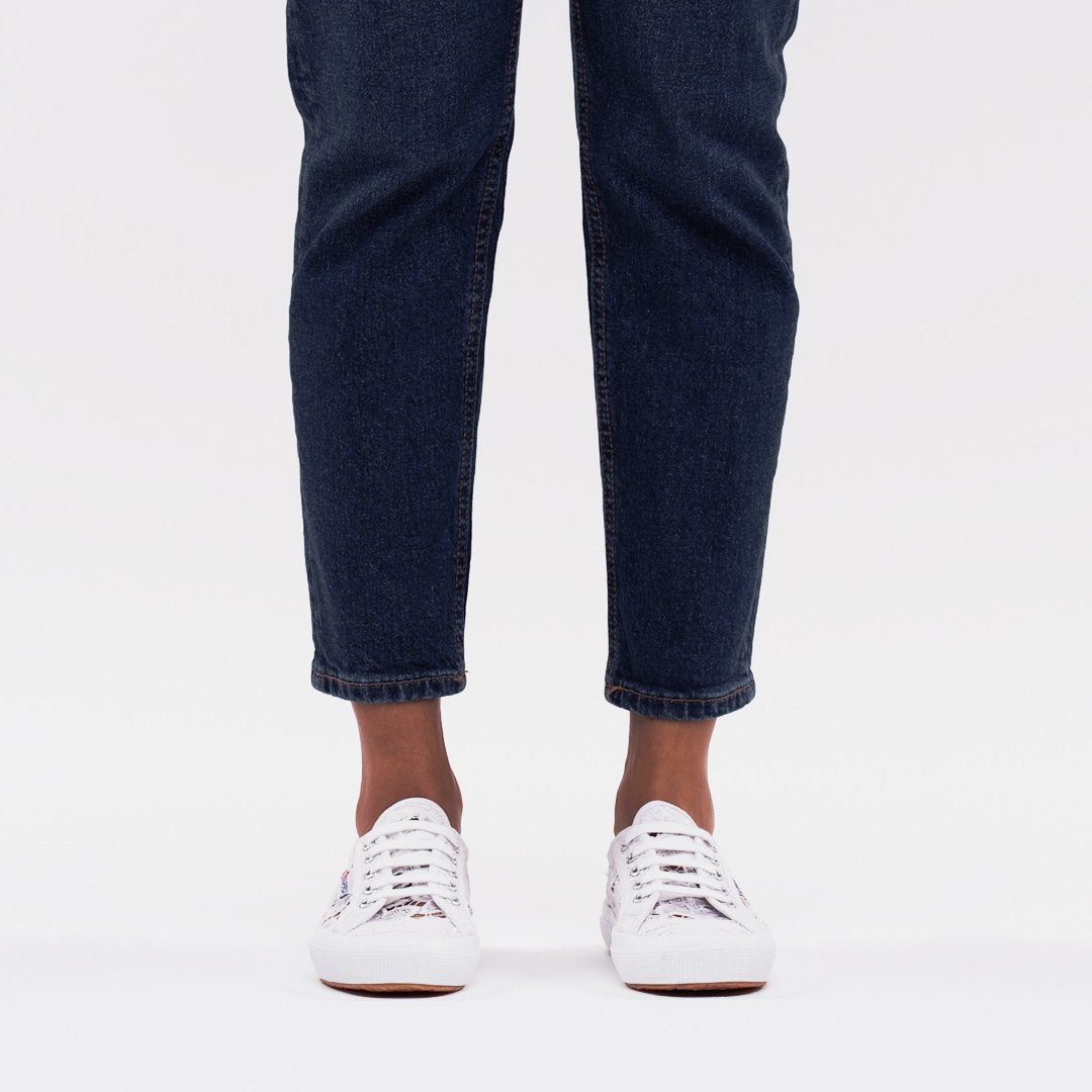 SUPERGA S81219W 2750-MACRAME 772 tela+bianco 900