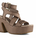 MOU 721000K RAFFIA PLATFORM LACE-UP 774 tela+moro RDP
